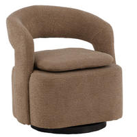 FÅTÖLJ i textil, metall beige  - beige, Design, metall/textil (69/75/72cm) - Best Price