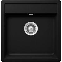 SPÜLE MONN100SUPUR  - Schwarz, Basics, Stein (49/51cm) - Schock
