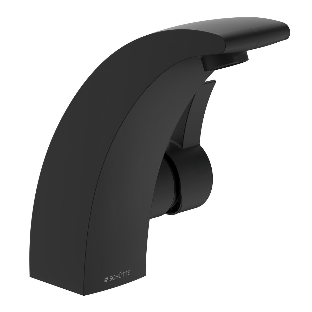 WASCHTISCHARMATUR 5,0/17,0/15,0 cm  - Schwarz, MODERN, Metall (5,0/17,0/15,0cm) - Schütte