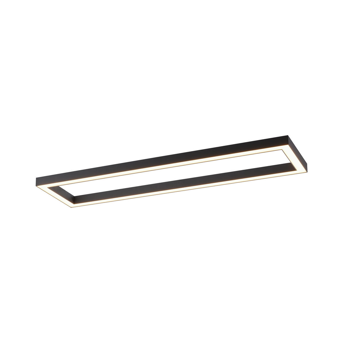 LED-DECKENLEUCHTE Pure 110/30/3,9 cm   - Anthrazit, Design, Kunststoff/Metall (110/30/3,9cm) - Neuhaus PURE