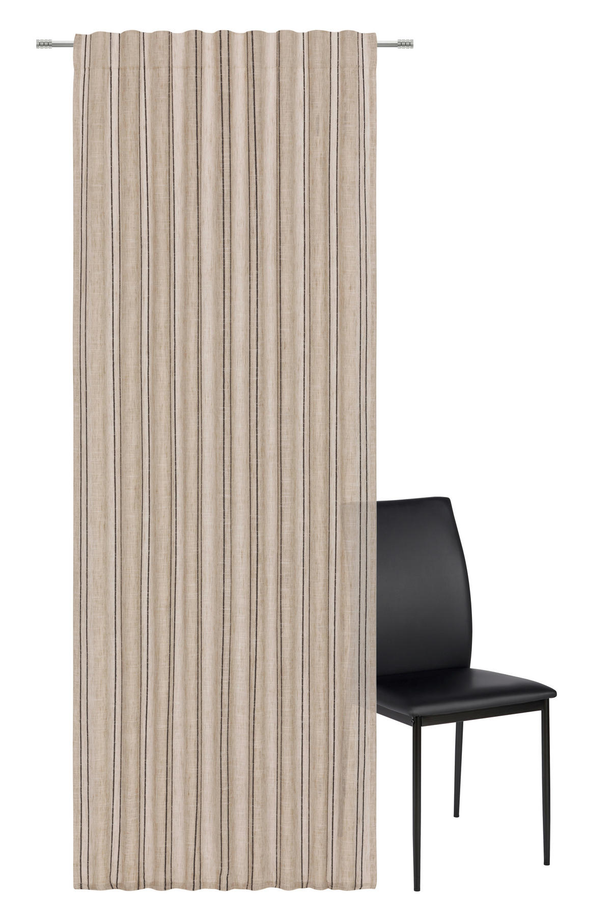 FERTIGVORHANG halbtransparent  - Beige, Design, Textil (140/245cm) - Esposa