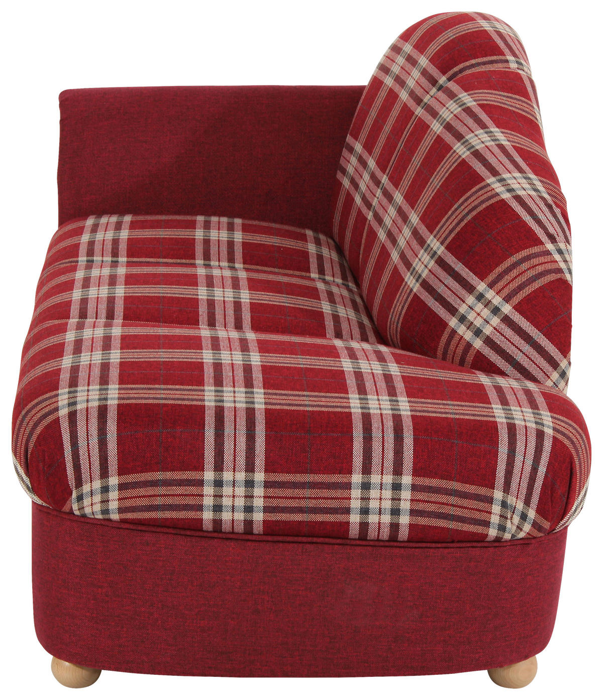 RÉCAMIERE in Flachgewebe Braun  - Buchefarben/Braun, Design, Holz/Textil (191/83/81cm) - Max Winzer