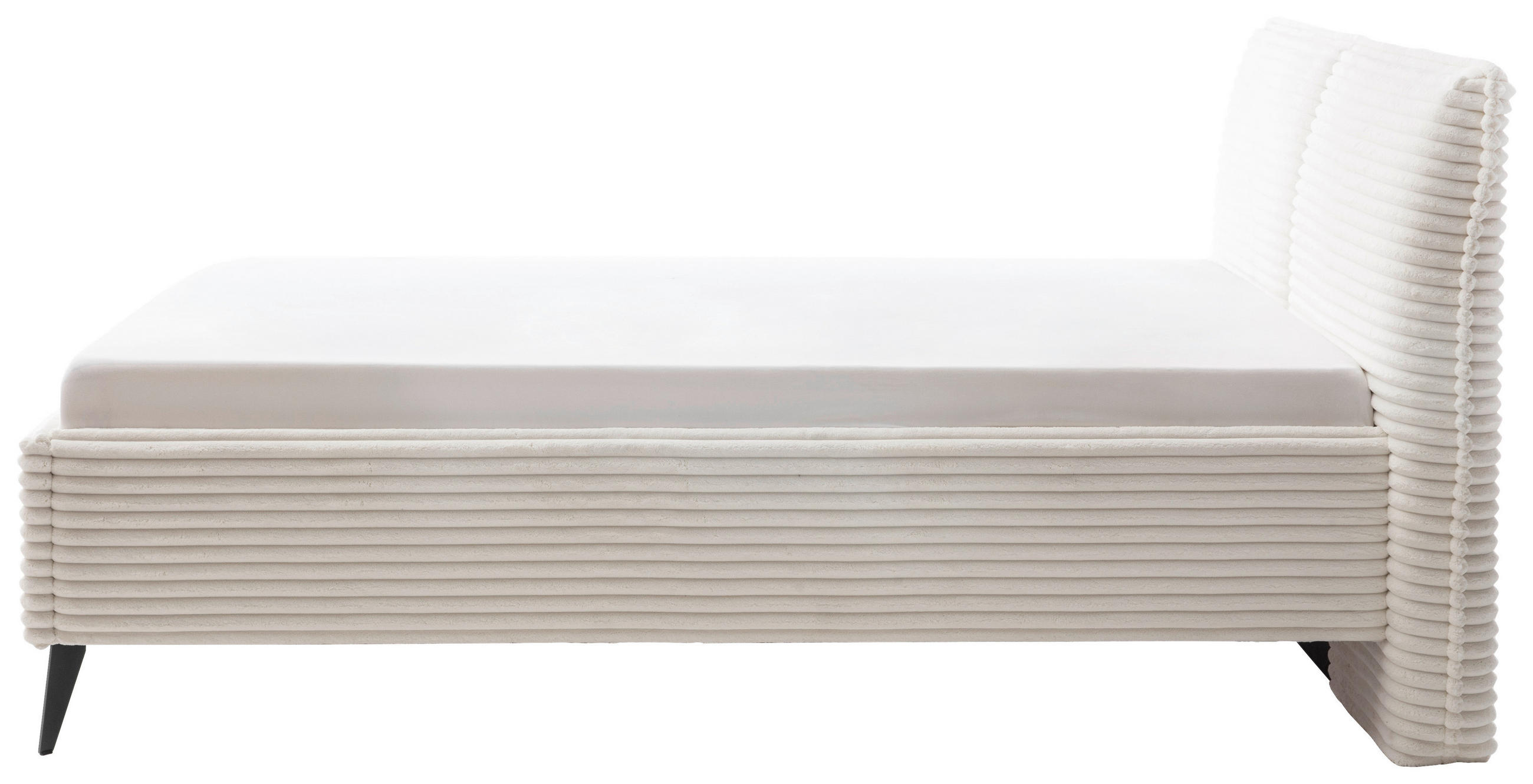 Thumbnail - Boxxx Polsterbett, Creme, Textil, 140x200 cm, gepolstertes Kopfteil, in verschiedenen Größen erhältlich, Schlafzimmer, B...