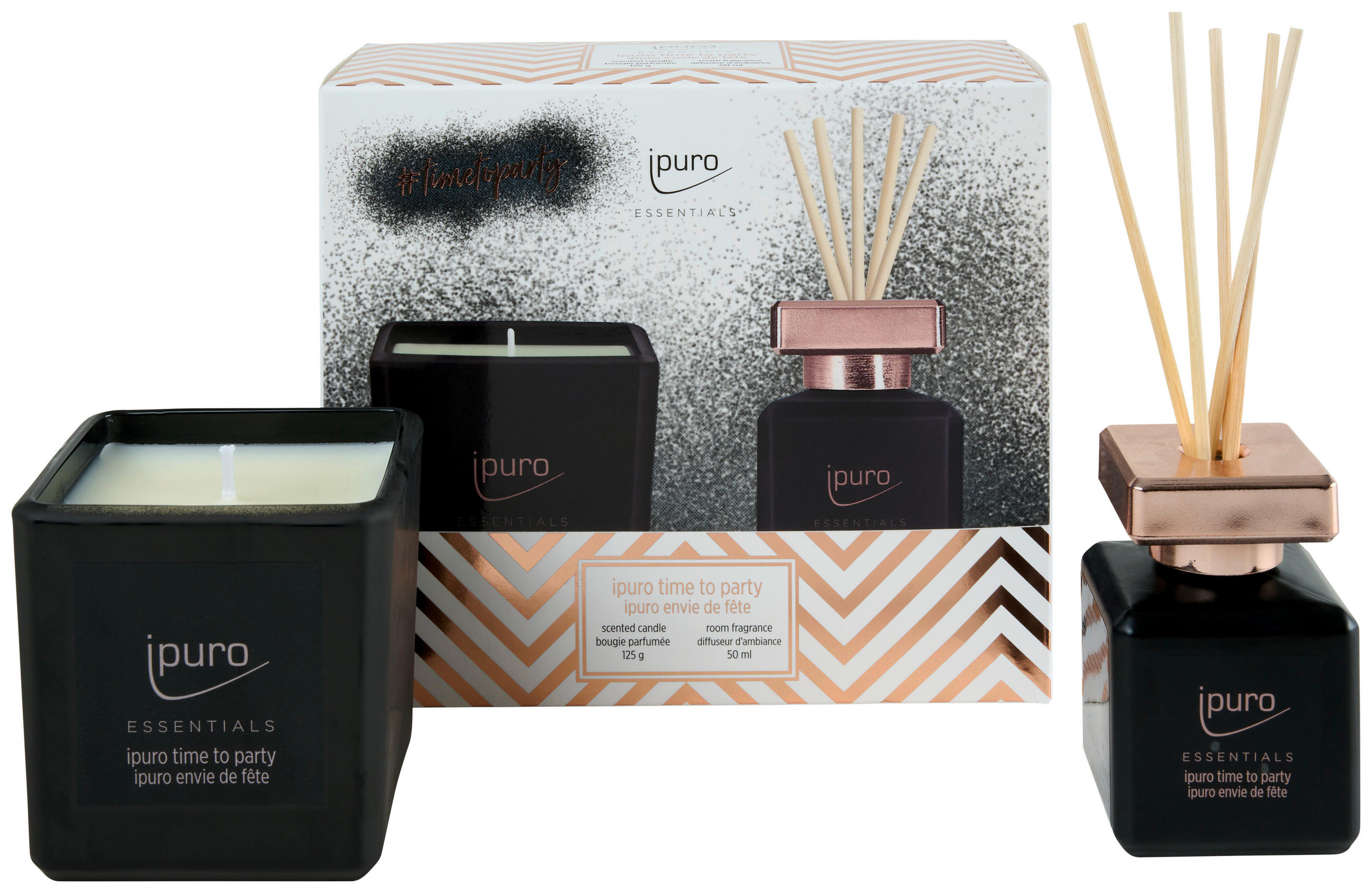 DIFFUSER 50 ml  - Schwarz, Basics, Glas (50ml) - Ipuro
