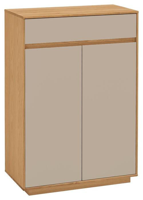 SCHUHSCHRANK 72/103/37 cm  - Sandfarben/Eiche Bianco, Basics, Holz/Holzwerkstoff (72/103/37cm)