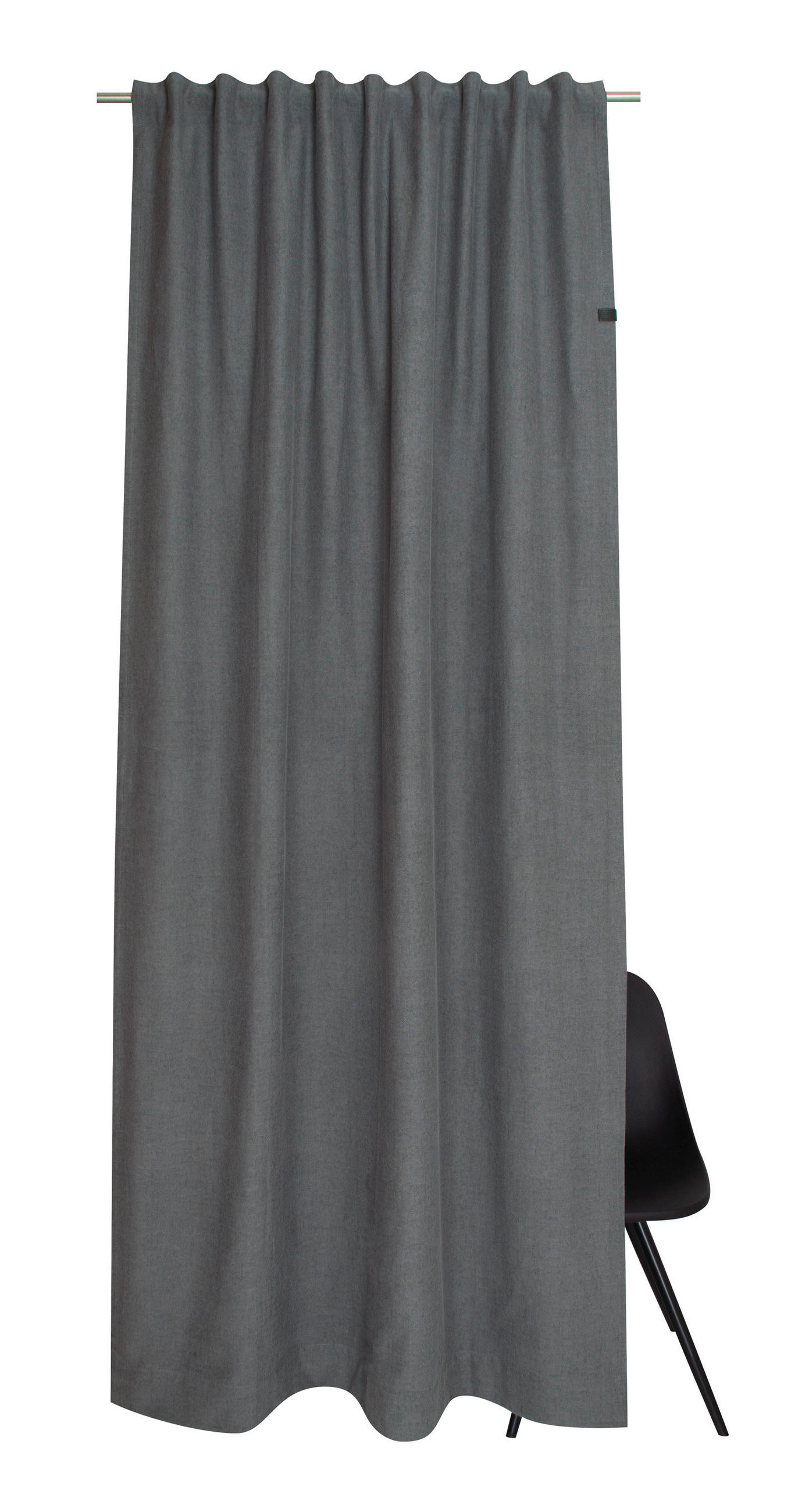 FERTIGVORHANG blickdicht  - Dunkelgrau, Basics, Textil (130/250cm) - Schöner Wohnen