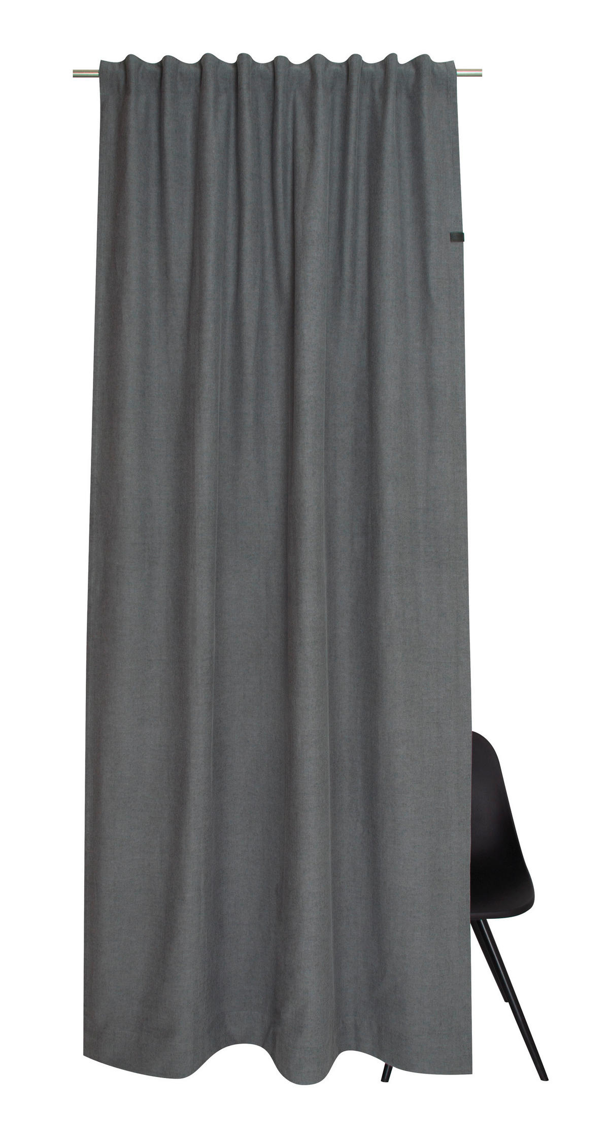 FERTIGVORHANG blickdicht  - Dunkelgrau, Basics, Textil (130/250cm) - Schöner Wohnen