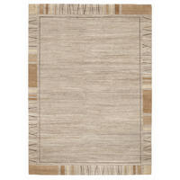 WOLLTEPPICH 200/250 cm Sena Silk Mata Naturfarben rechteckig  - Naturfarben, Basics, Textil (200/250cm) - Cazaris