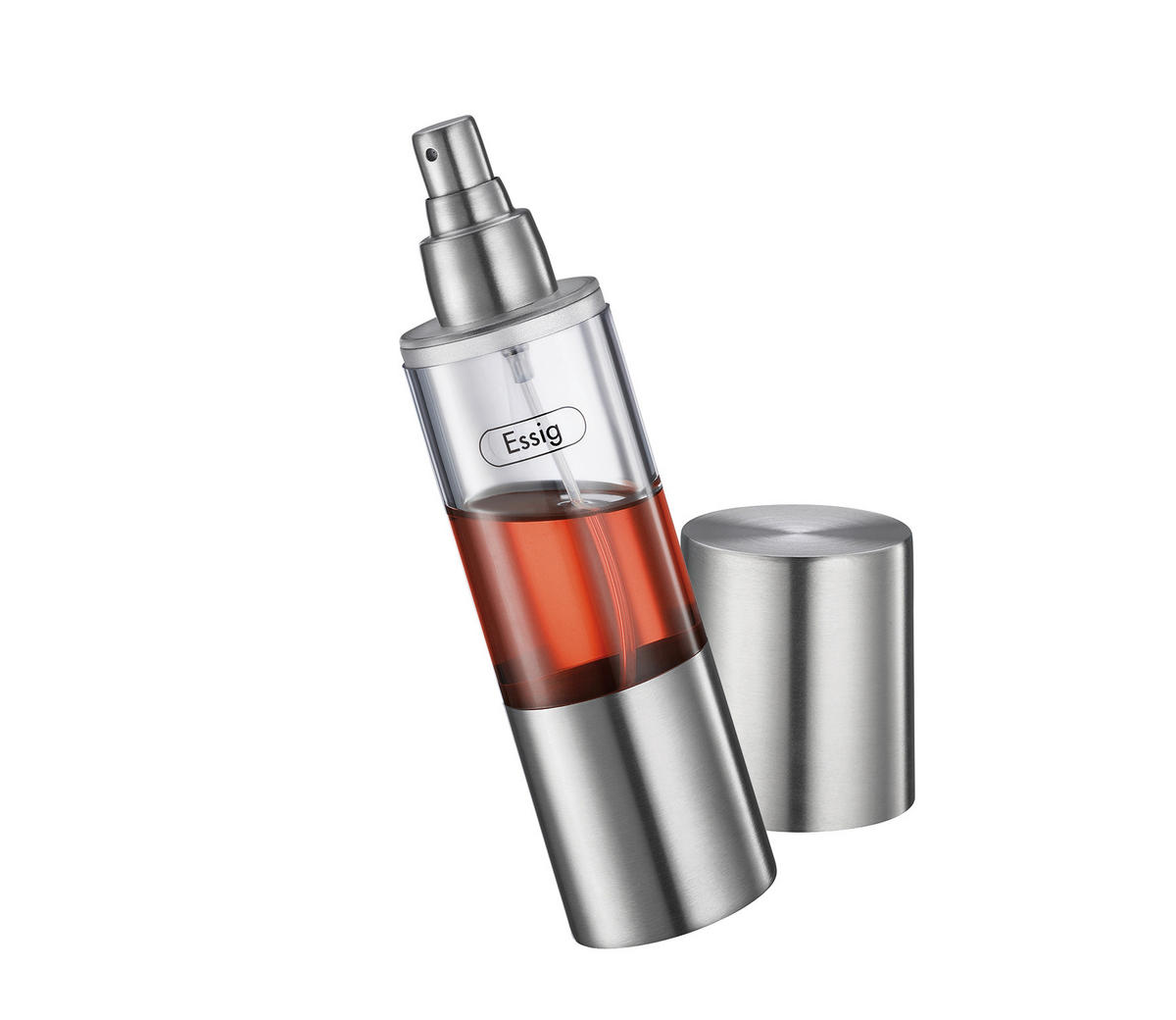ESSIGFLASCHE - Edelstahlfarben, Basics, Kunststoff/Metall (5/19,2cm) - KÜCHENPROFI
