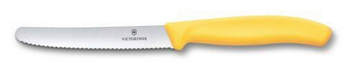 TOMATENMESSER Swiss Classic  - Gelb/Silberfarben, Basics, Kunststoff/Metall (22/2.4/1.2cm) - Victorinox