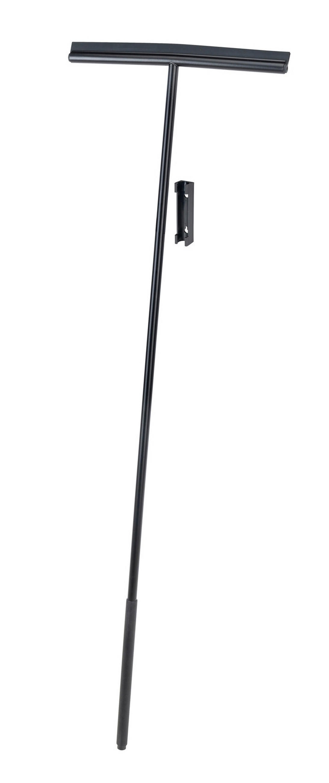 BODENWISCHER ROSOLE  - Schwarz, Basics, Kunststoff/Metall (40/133/3cm) - Wenko