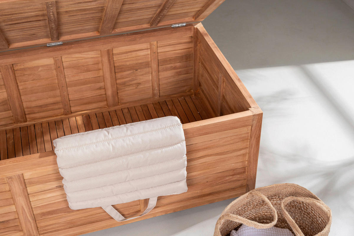 KUDDBOX - ljusbrun, Modern, trä (130/46/70cm) - Gardenson