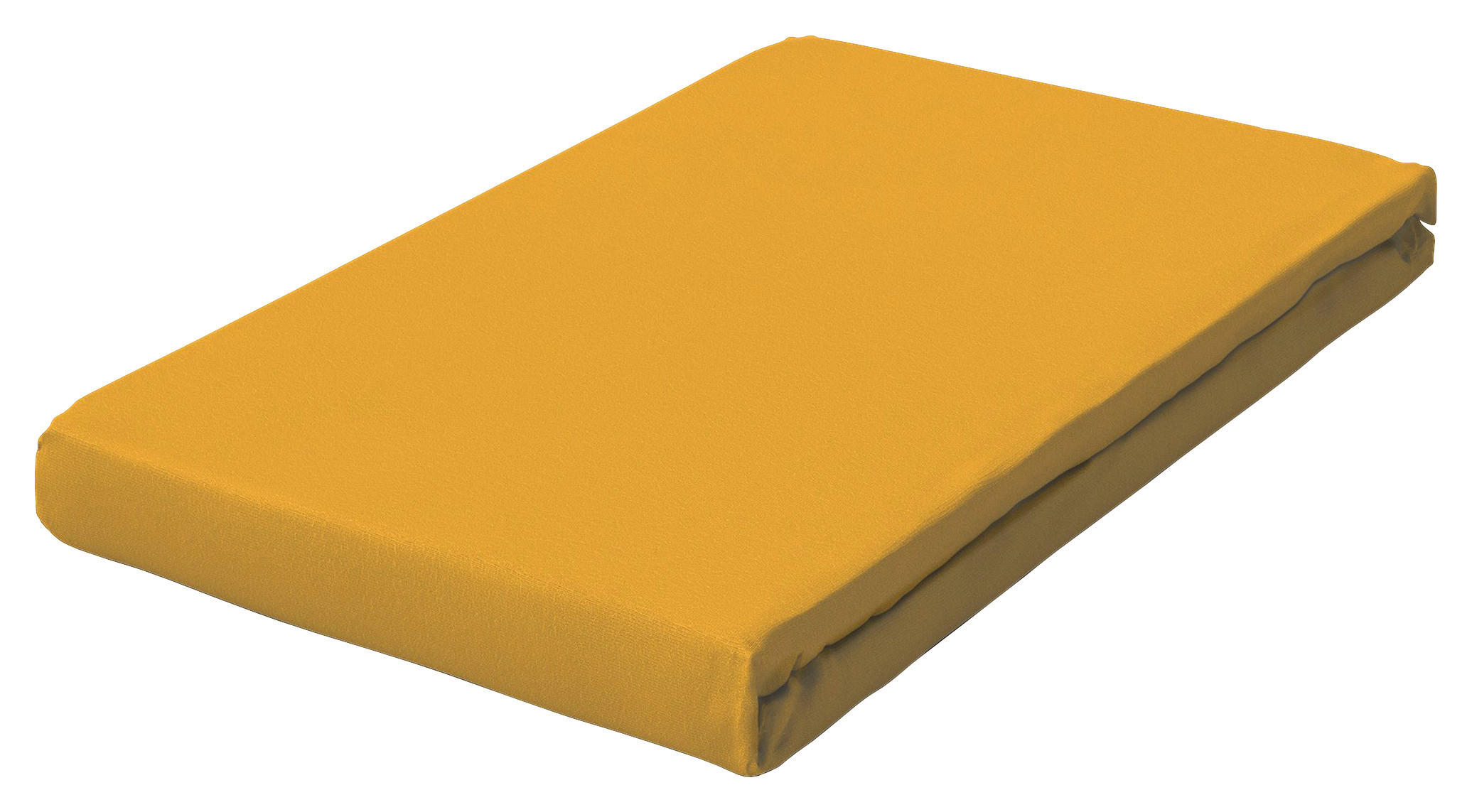 Schlafgut Boxspring-Spannleintuch Pure Currygelb 90-100x190-220 cm