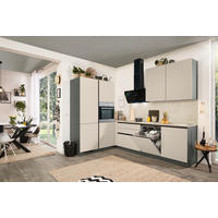 ECKKÜCHE 183/276 cm  in Anthrazit, Creme  - Anthrazit/Creme, Basics, Holzwerkstoff (183/276cm) - Welnova