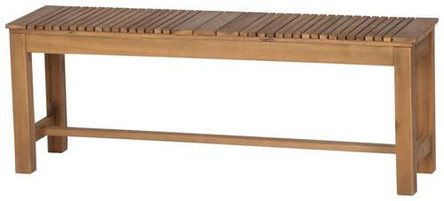 GARTENBANK Akazie - Akaziefarben, KONVENTIONELL, Holz (120/45/33cm) - Siena Garden