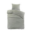 BETTWÄSCHE Flanell 135/200 cm  - Salbeigrün, Basics, Textil (135/200cm)