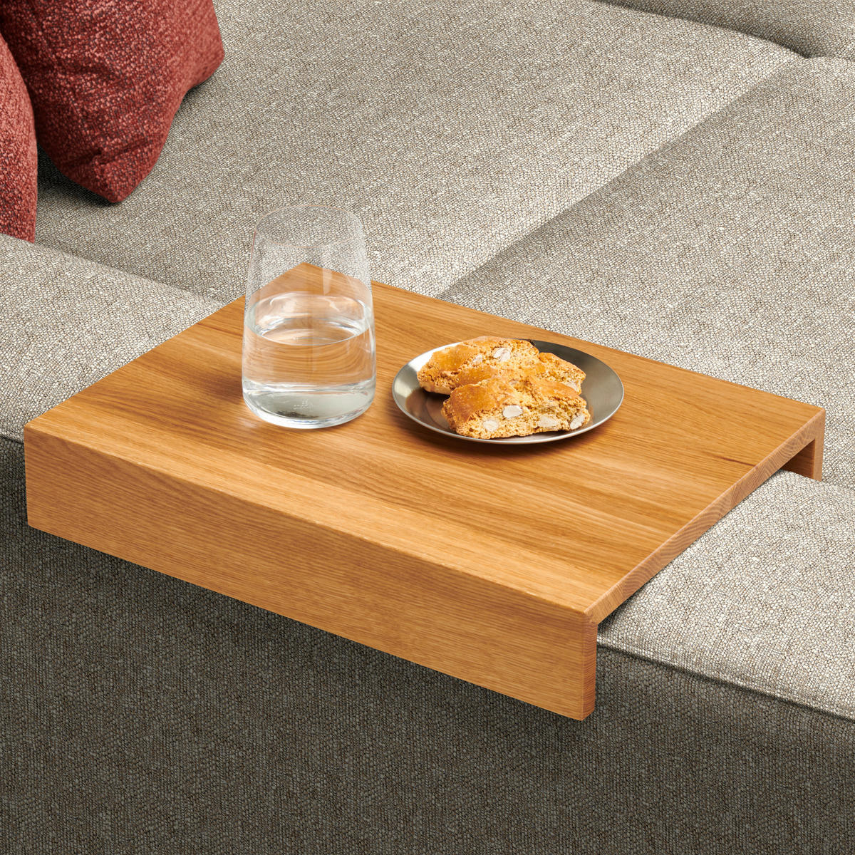 ECKSOFA  in Chenille Sandfarben  206/316 cm  - Sandfarben/Eichefarben, Design, Textil (206/316cm) - Sedda