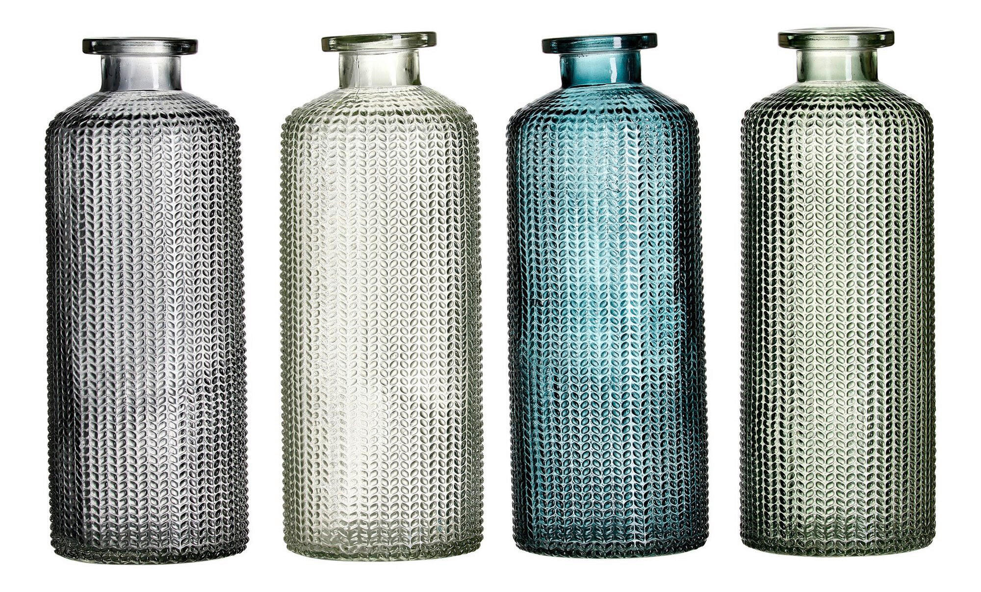VASE Verona 20 cm  - Blau/Petrol, Trend, Glas (8/8/20cm) - Ritzenhoff Breker