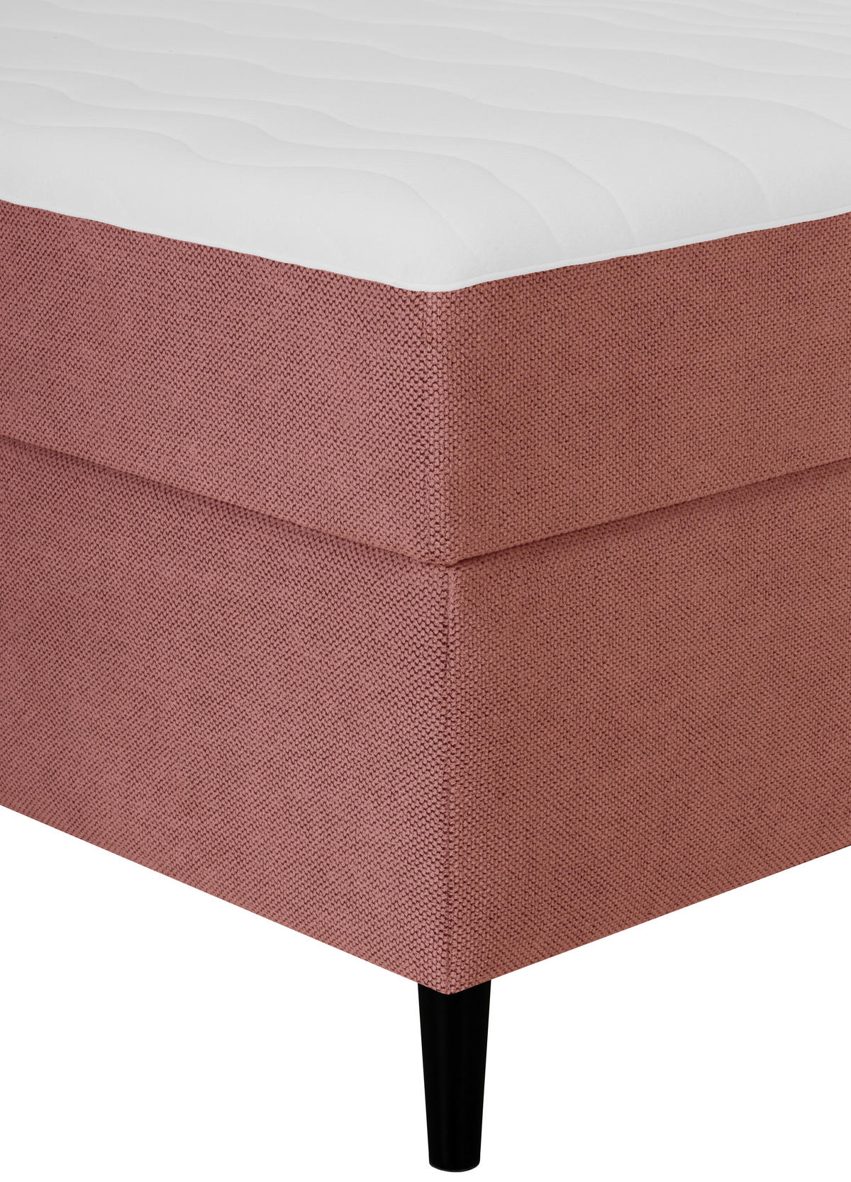 BOXBETT 120/200 cm  in Rosa  - Schwarz/Rosa, KONVENTIONELL, Textil (120/200cm) - P & B