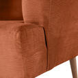 SESSEL in Cord Rostfarben  - Rostfarben/Buchefarben, Design, Holz/Textil (85/71/80cm) - Hom`in