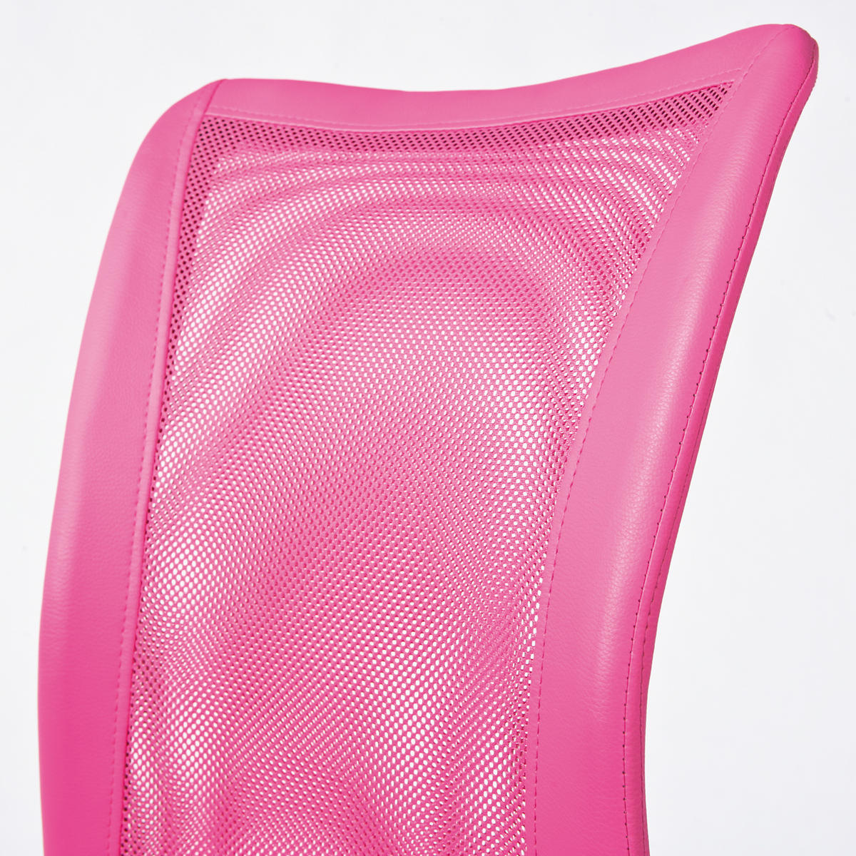 JUGENDDREHSTUHL Netz Pink  - Chromfarben/Pink, Design, Kunststoff/Textil (43/88-98/56cm) - Carryhome