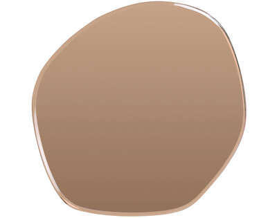 WANDSPIEGEL 70/61/1,5 cm    - Bronzefarben/Grau, Basics, Metall (70/61/1,5cm) - Light & Living