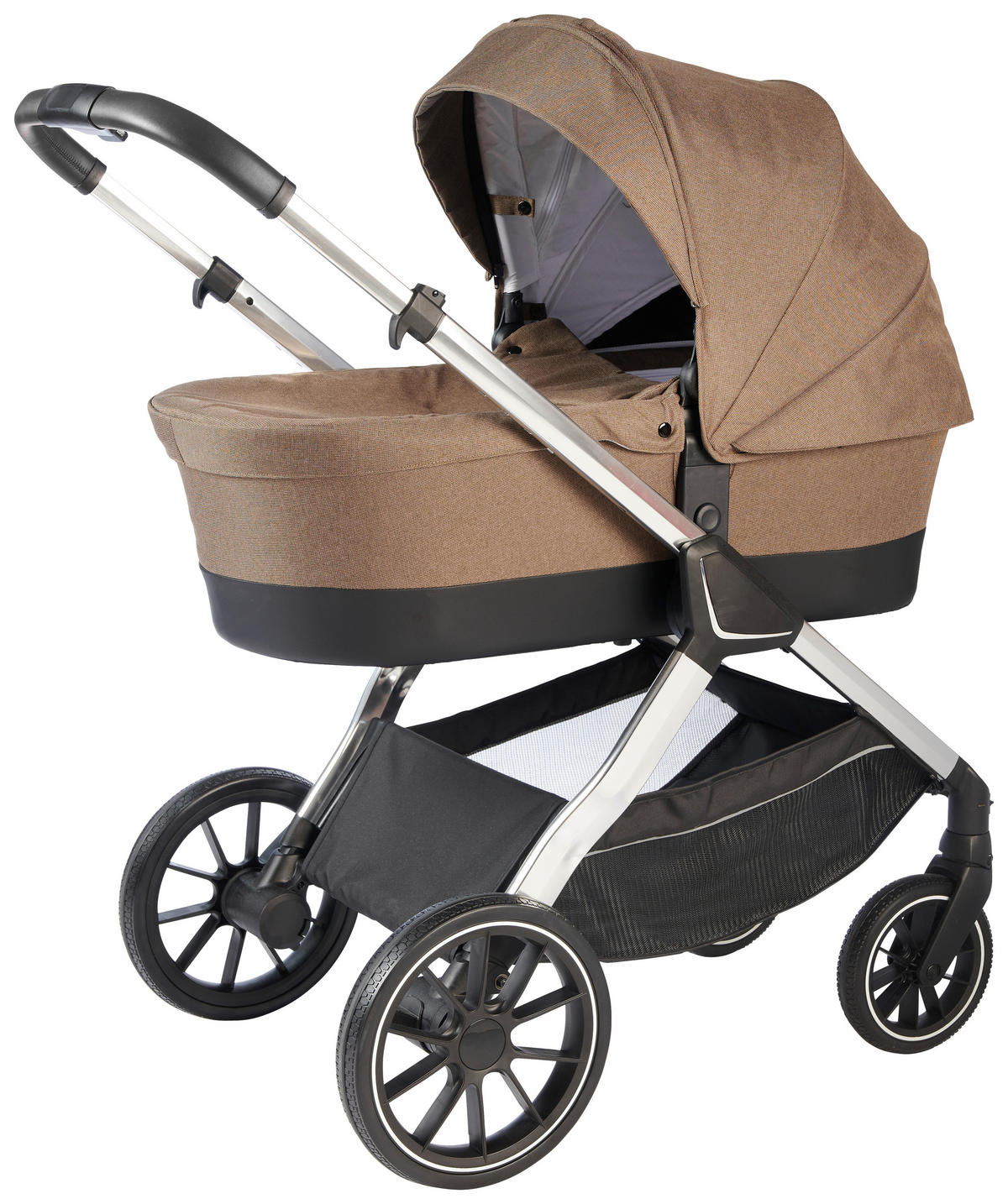 SET DJEČJIH KOLICA  Nizza  - srebrne boje/bež, Trend, tekstil/metal - My Baby Lou