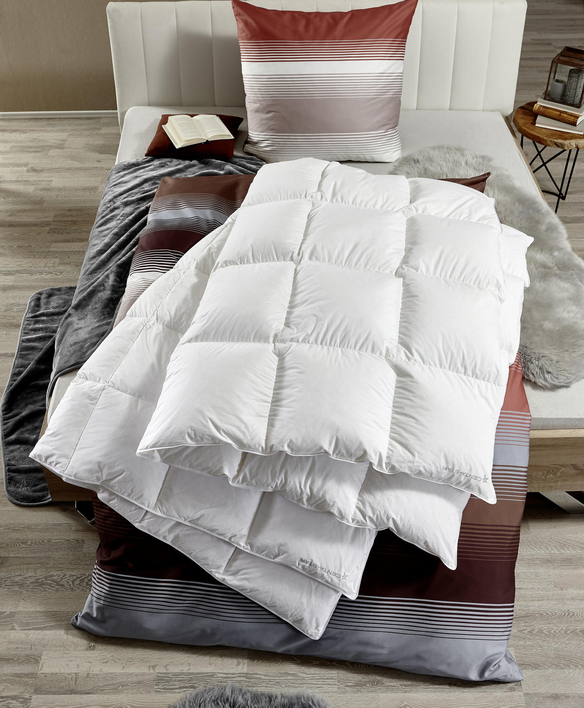 DAUNENDECKE  Silence  135/200 cm   - Weiß, LIFESTYLE, Textil (135/200cm) - Centa-Star
