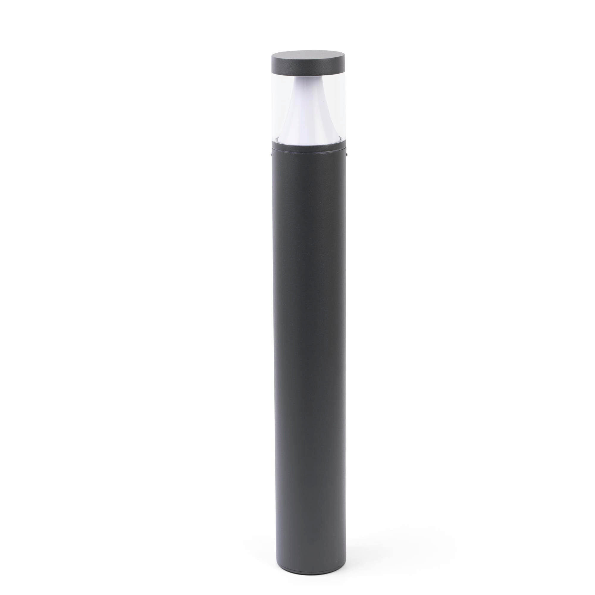 Faro Barcelona Pollerleuchte Dunkelgrau 9x65x9 cm