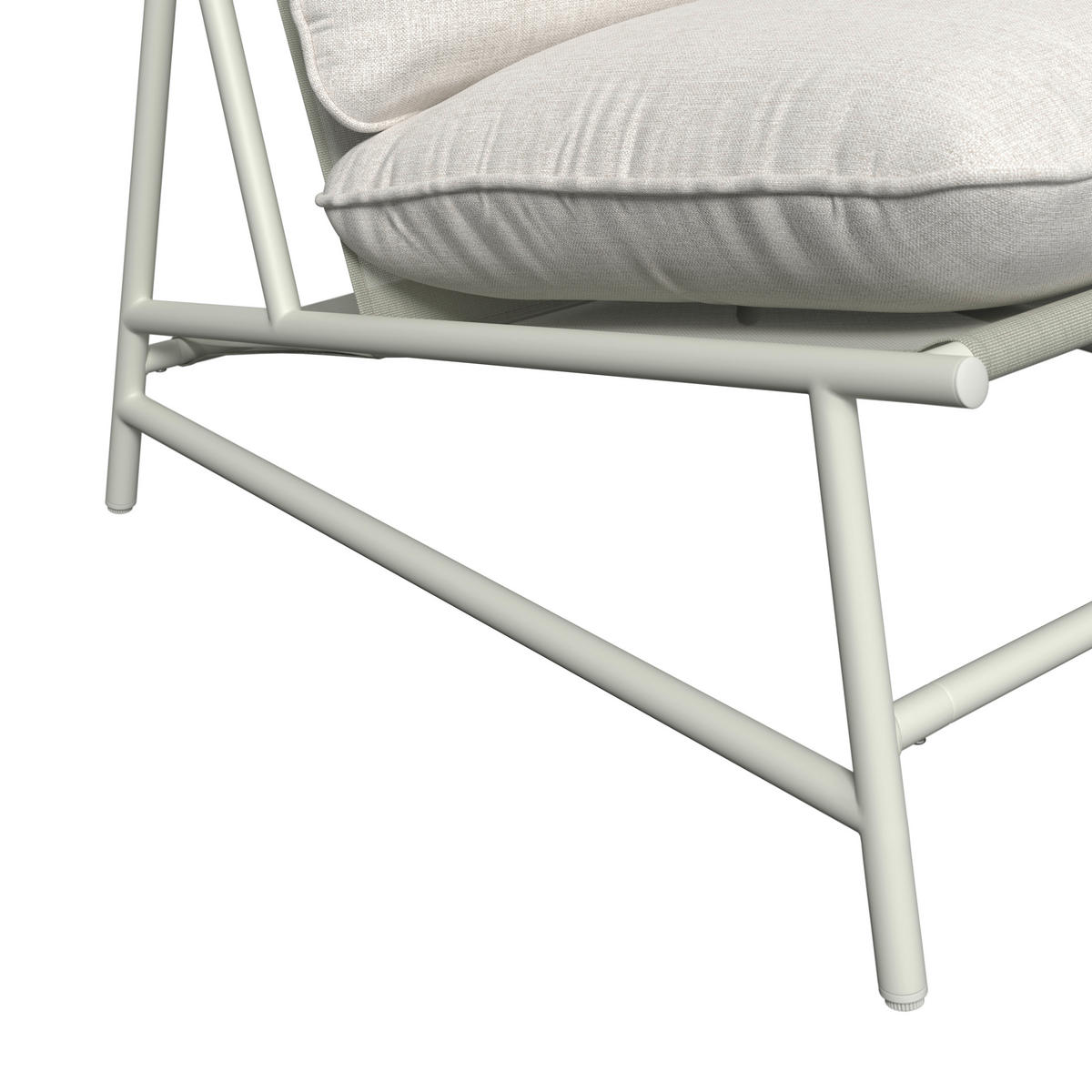 KRESLO NA TERASU, kov, textil - svetlosivá, Modern, kov/textil (70/76/87cm) - Ambia Garden