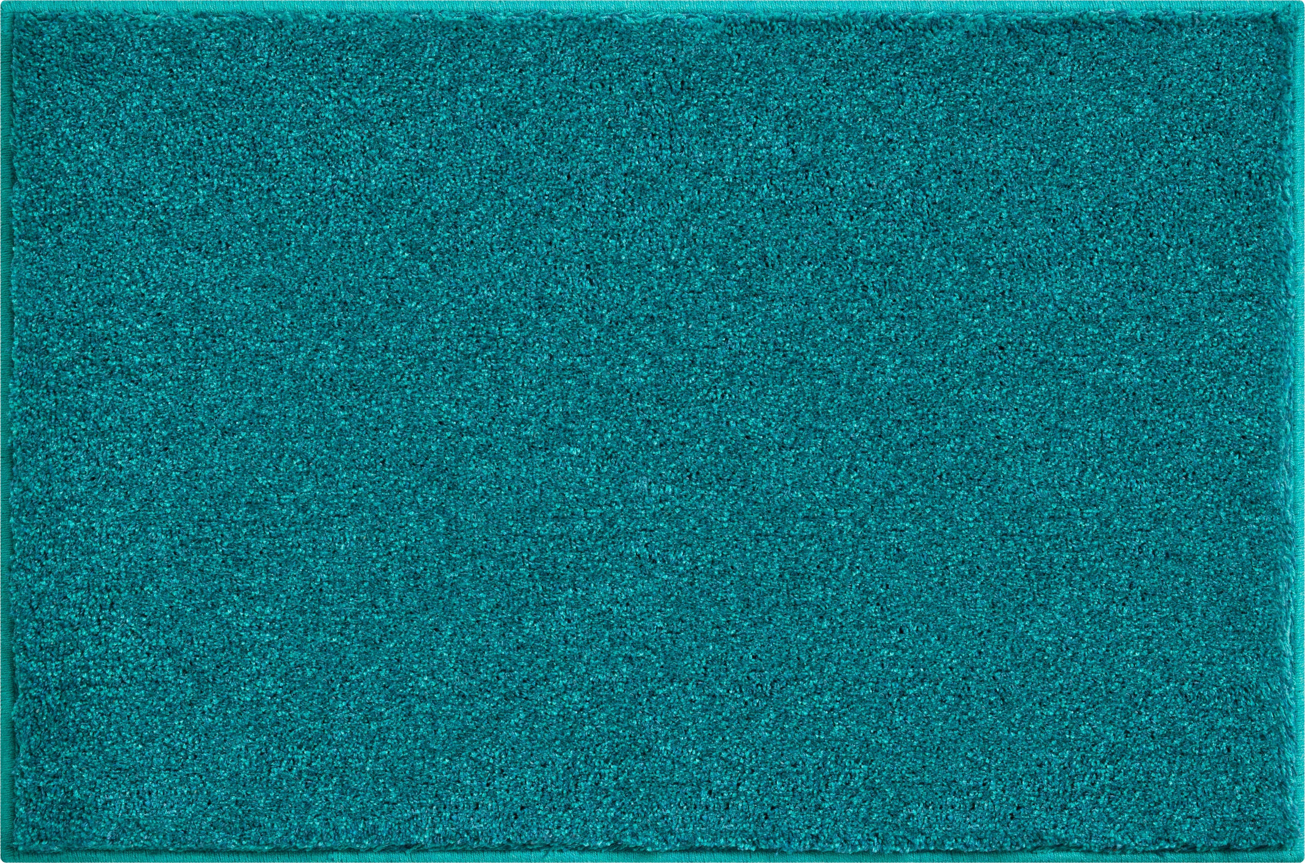BADTEPPICH Concordia Türkis 50/60 cm  - Türkis, Basics, Kunststoff/Textil (50/60cm) - Grund