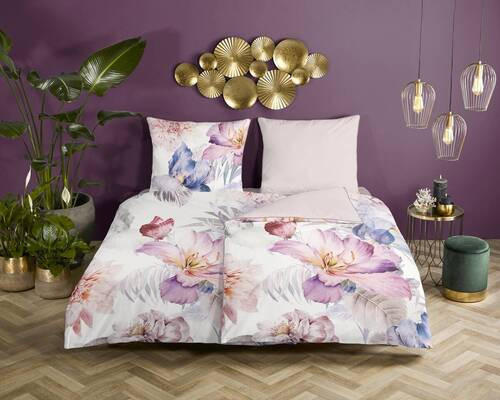 WENDEBETTWÄSCHE Caen Satin 135/200 cm  - Multicolor, Natur, Textil (135/200cm)
