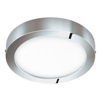 LED-DECKENLEUCHTE  30/4 cm    - Weiss/Silberfarben, Design, Kunststoff/Metall (30/4cm) - Eglo