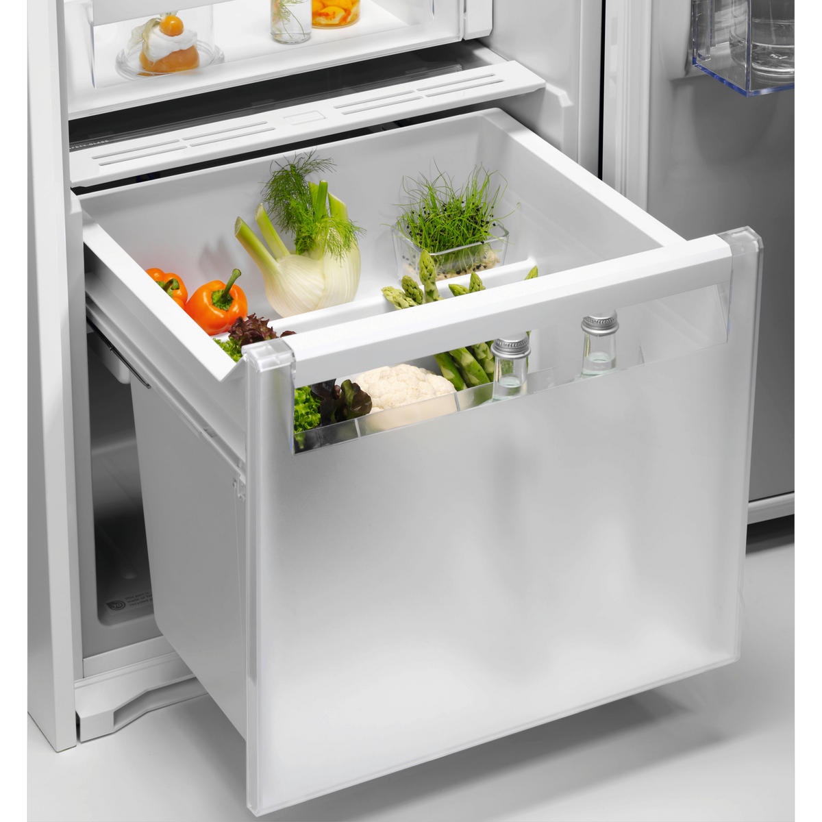 KÜHLSCHRANK 54,6/177,2/54,9 cm ERD6DE18S1  - Weiß, Basics, Glas/Kunststoff (54,6/177,2/54,9cm) - Electrolux