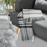 PLAID 130/170 cm Anthrazit, Bordeaux, Grau, Hellgrau - Bordeaux/Anthrazit, LIFESTYLE, Textil (130/170cm) - Ambiente