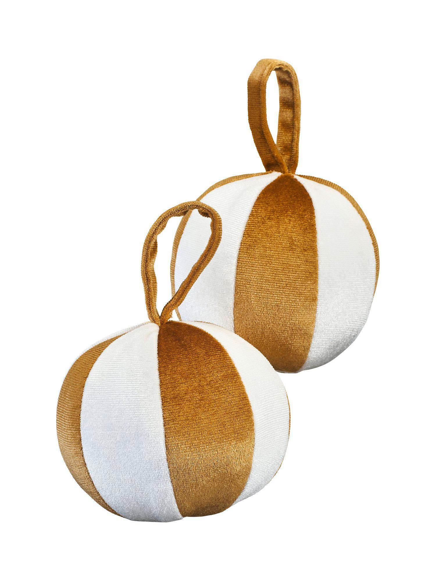 ZIERKISSEN  10/10 cm   - Goldfarben, Design, Textil (10/10cm) - Svanefors