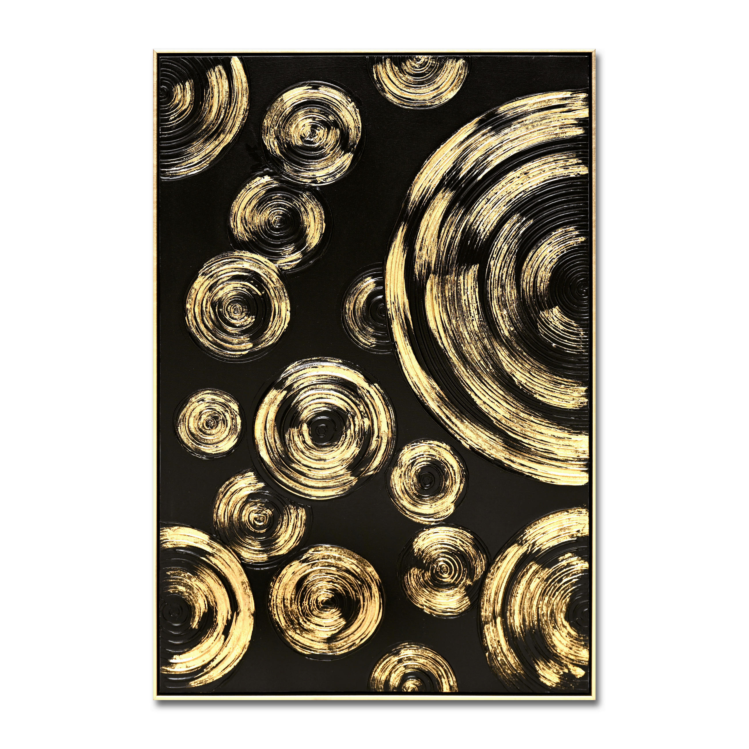 OBRAZ, abstraktní, 92/62/4 cm - vícebarevná, Basics, dřevo (92/62/4cm)