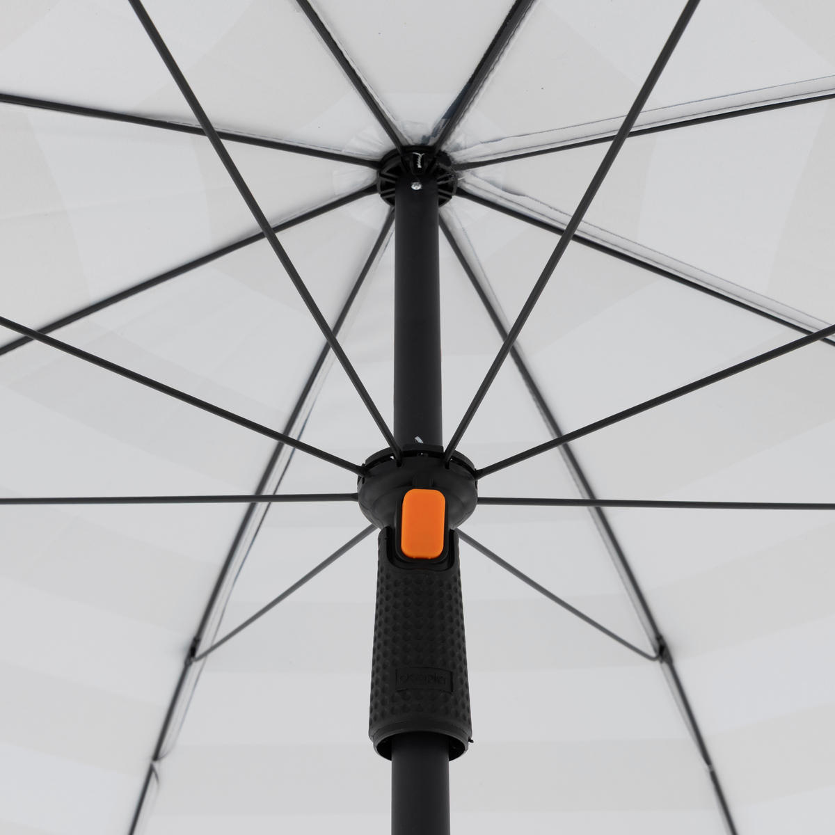 SENČNIK - siva/antracit, Basics, kovina/tekstil (200/200cm) - Doppler