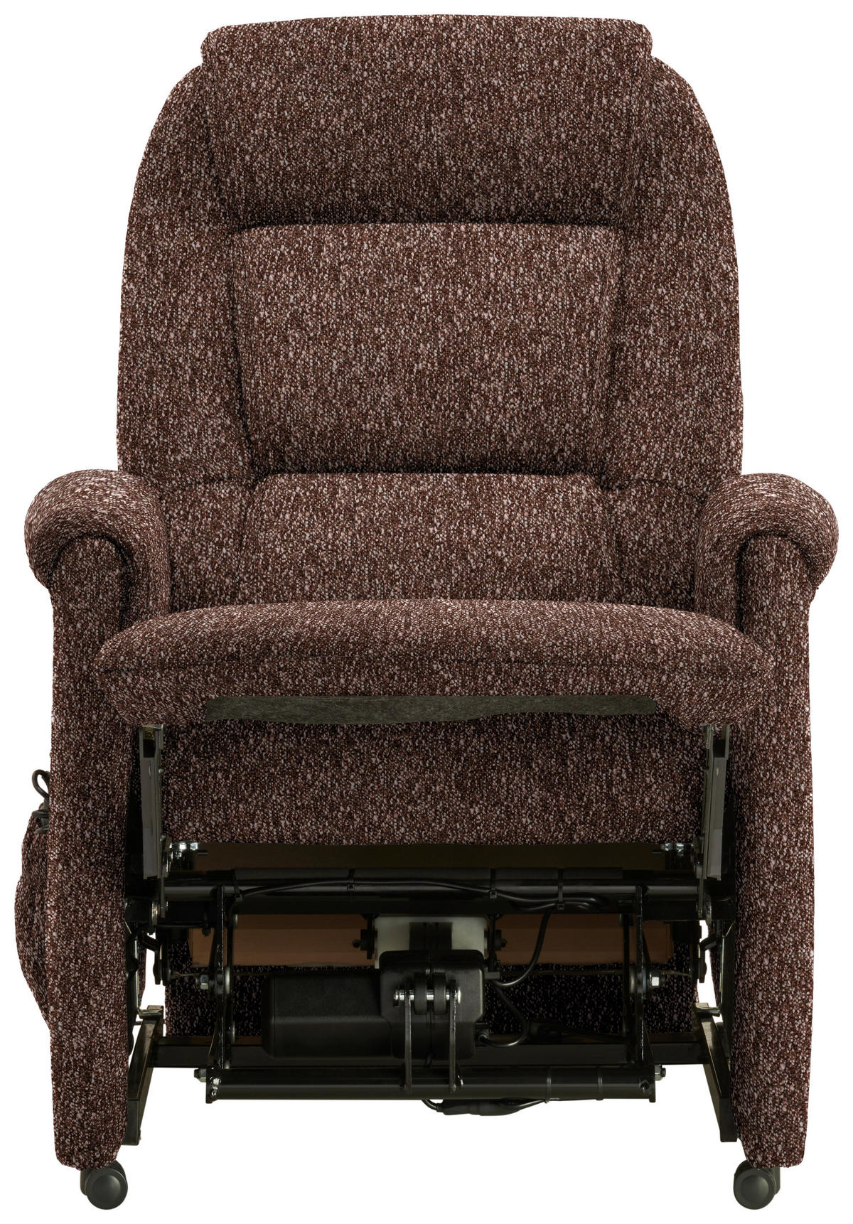 FERNSEHSESSEL in Flachgewebe Weinrot  - Weinrot/Schwarz, KONVENTIONELL, Kunststoff/Textil (69/105/82cm) - Himolla