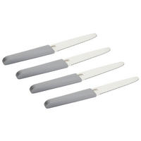 MESSERSET Cutting Edge 4-teilig  - Hellgrau, Basics, Metall - WOLL