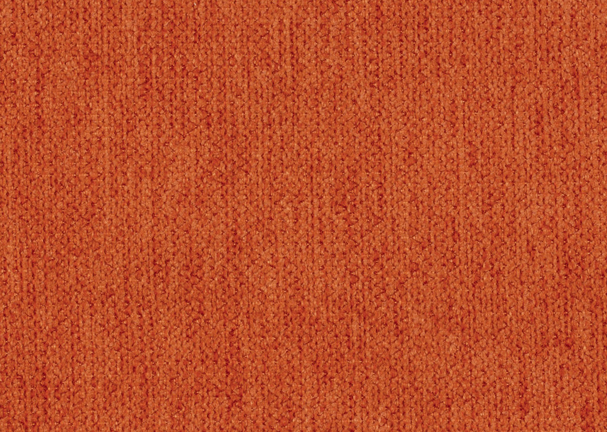 ECKSOFA in Chenille Orange  - Chromfarben/Orange, Design, Textil/Metall (222/323cm) - Beldomo Style