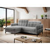 ECKSOFA  Hellgrau Samt  - Hellgrau, Design, Textil/Metall (160/225cm) - MID.YOU