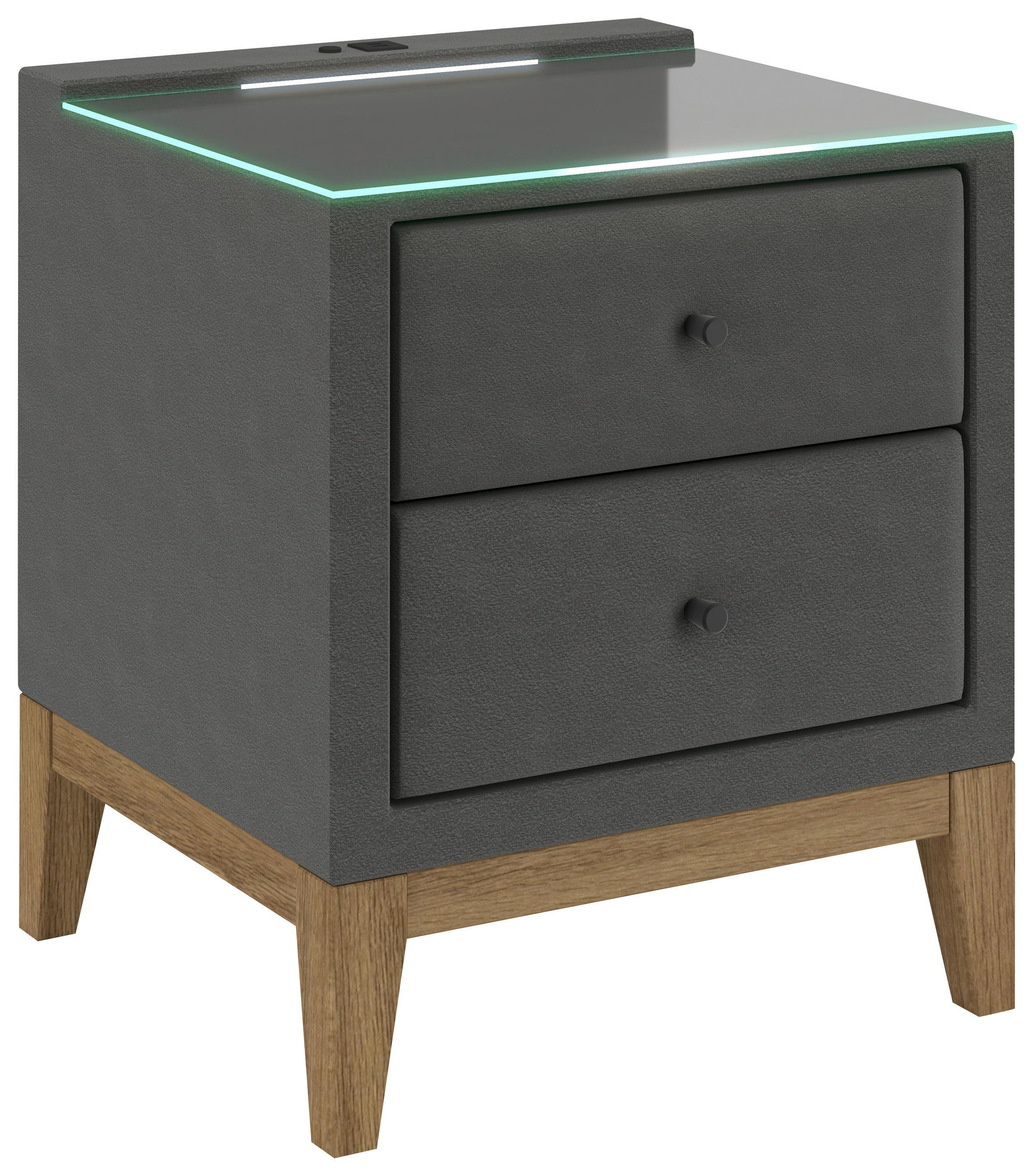 Nachtkästchen Smile Inkl. Beleuchtung, B: 49cm