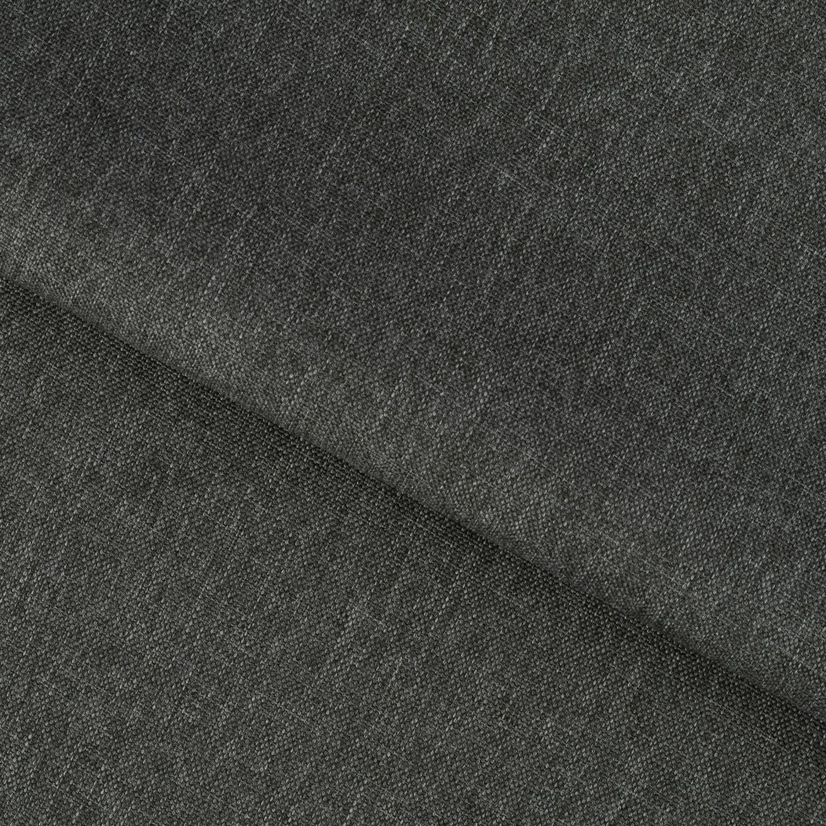 ECKSOFA Textilgeflecht Grau  - Chromfarben/Grau, Design, Textil/Metall (272/203cm) - P & B