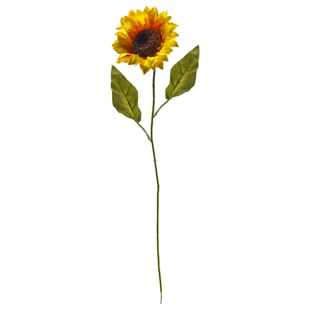 UMELÝ KVET slnečnica 65 cm - žltá