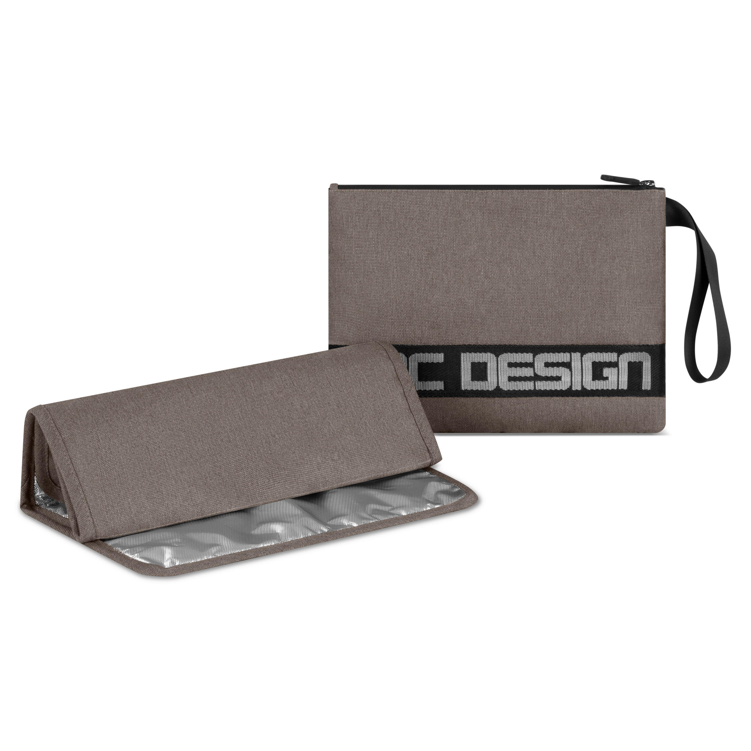 WICKELTASCHE Organizer Classic  - Graubraun, Basics, Textil (4,5/30/21cm) - ABC Design