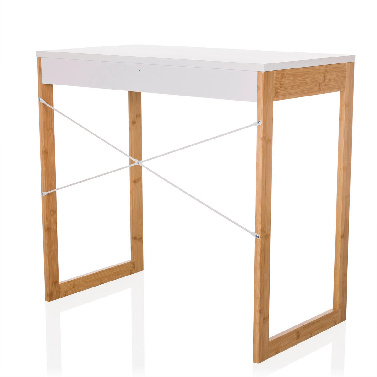 SKRIVBORD 80/75/42 cm  i vit  - vit, Modern, trämaterial/trä (80/75/42cm) - MID.YOU