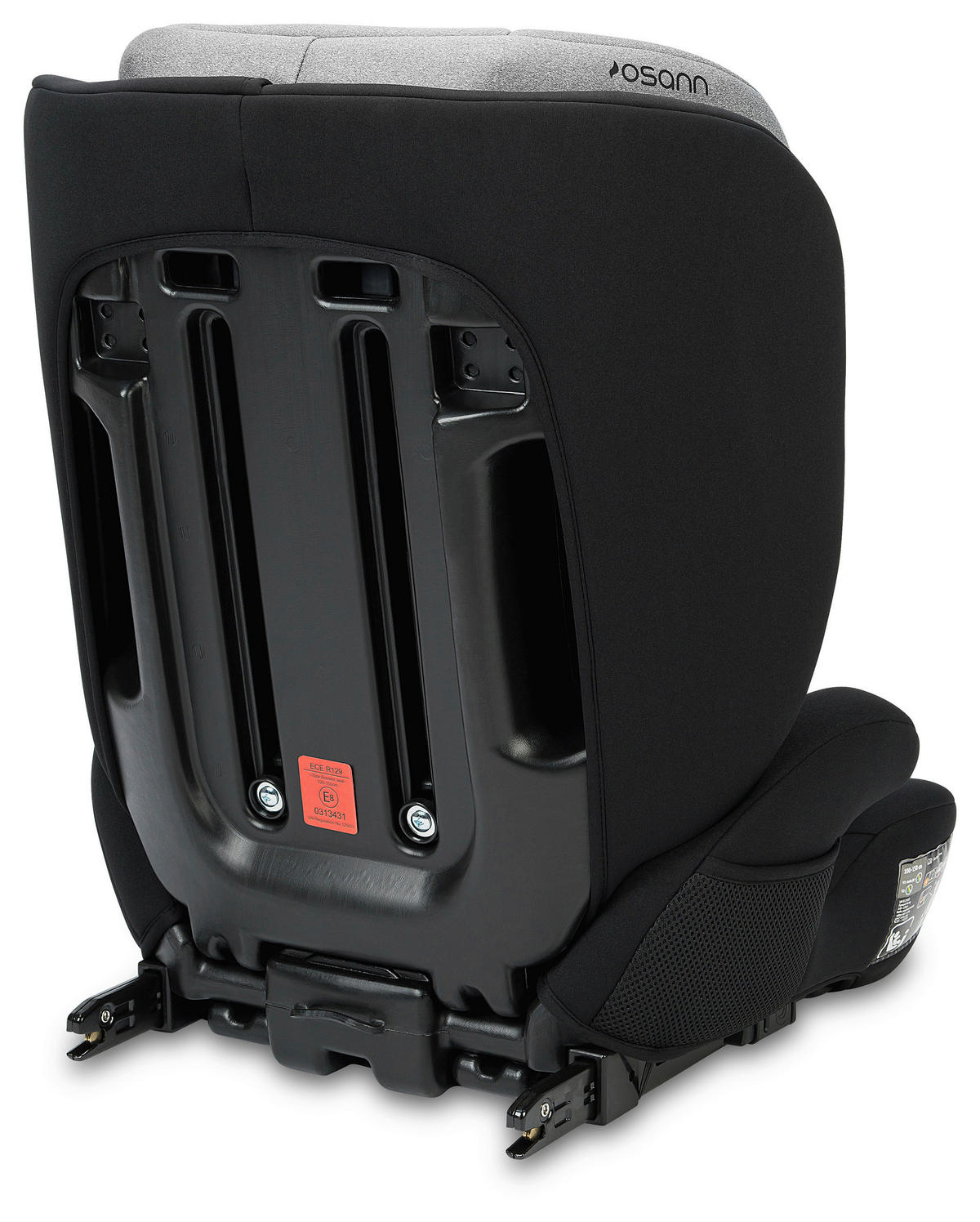 KINDERAUTOSITZ MUSCA ISOFIX ECE R 129 i-SIZE  - Hellgrau/Schwarz, Basics, Kunststoff/Textil (44/55/43cm) - Osann