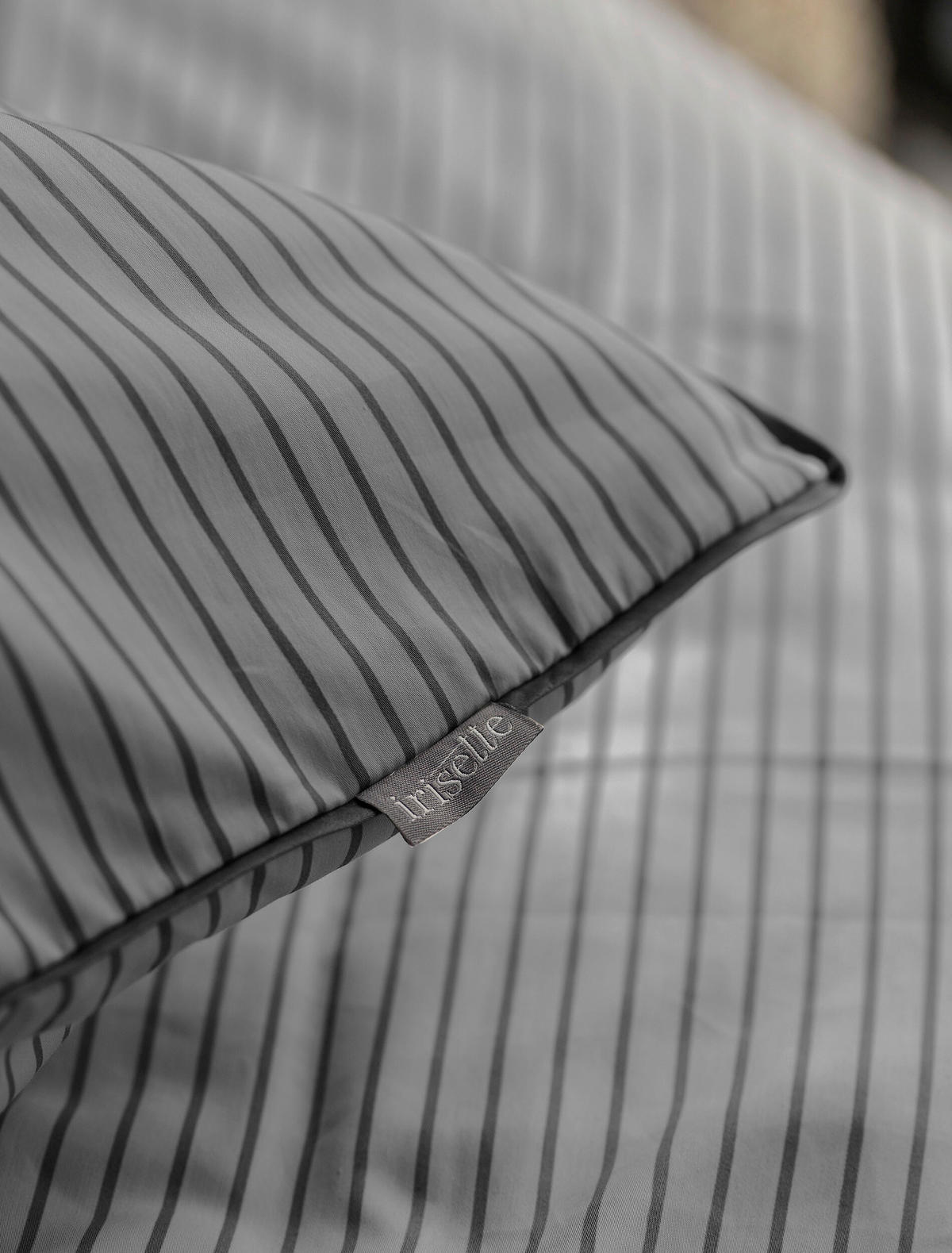 BETTWÄSCHE Makosatin 135/200 cm  - Grau, KONVENTIONELL, Textil (135/200cm) - Irisette