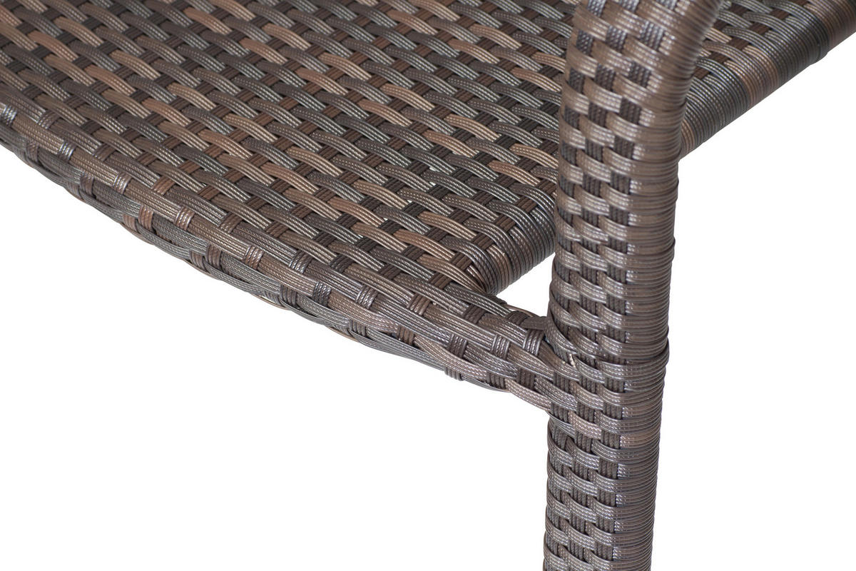 STAPELSESSEL - Braun, MODERN, Kunststoff/Metall (56/83/60cm) - Siena Garden